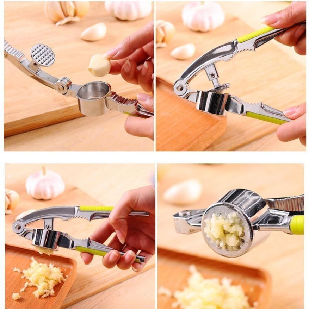 Stainless Steel Garlic Press And Ginger Crusher Multi Function Kitchen Tool 3