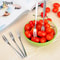 Stainless Steel Fruit Fork Set Reusable Mini Dessert Picks For Snacks Appetizers 1