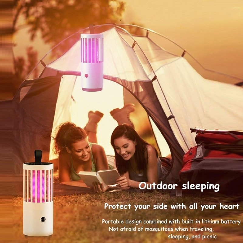 Outdoor Electric Mosquito Killer Lamp With CO2 Trap Silent UV Bug Zapper 4