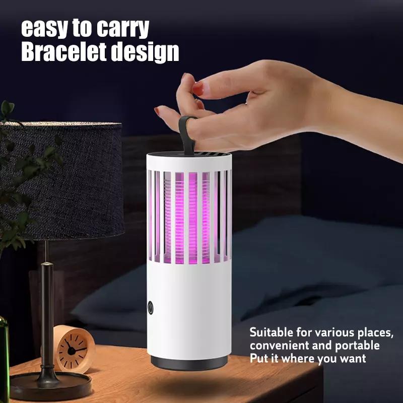 Outdoor Electric Mosquito Killer Lamp With CO2 Trap Silent UV Bug Zapper 5