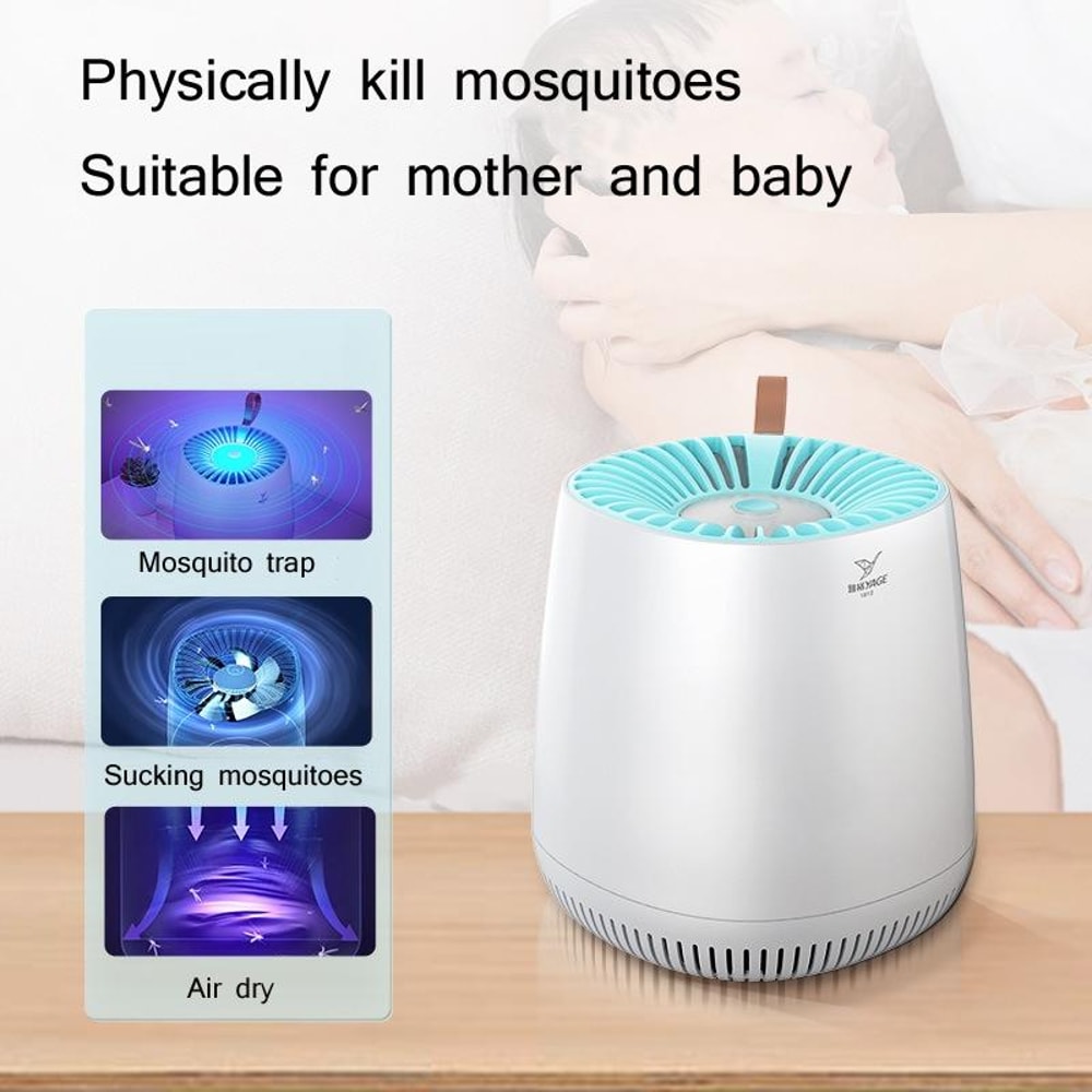 Silent USB Mosquito Killer Lamp Indoor Fly Trap For Safe Family Use 4