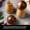 Wooden Mushroom Pepper Grinder Adjustable Ceramic Spice Mill Kitchen Tool 7