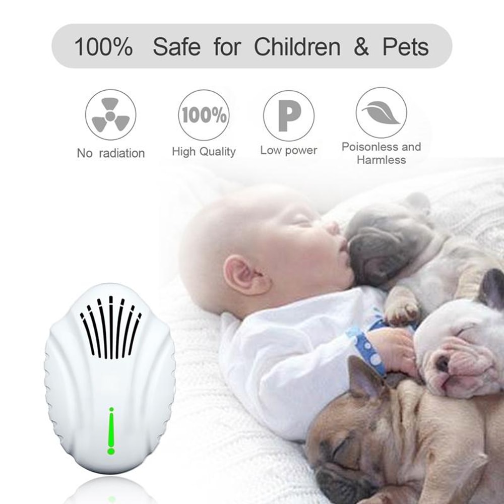 Ultrasonic Mosquito Repellent Plug In Indoor Pest Control Device 8