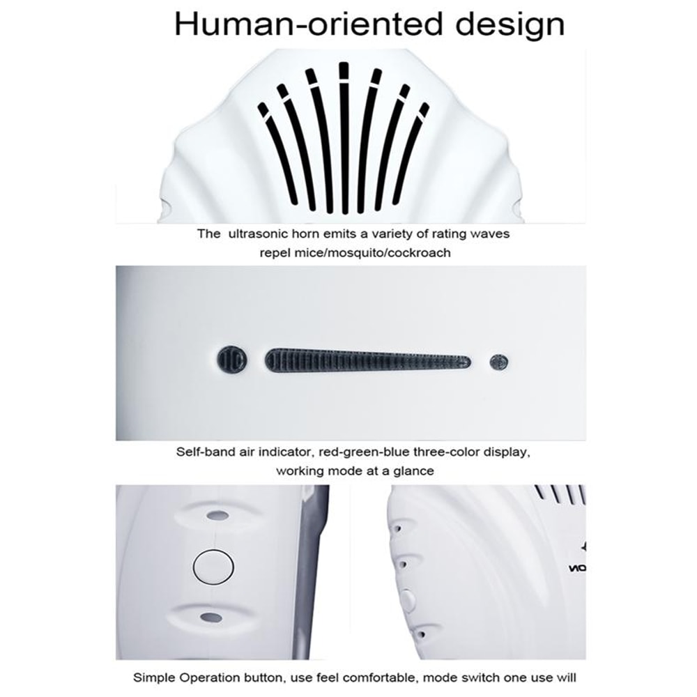 Ultrasonic Mosquito Repellent Plug In Indoor Pest Control Device 6
