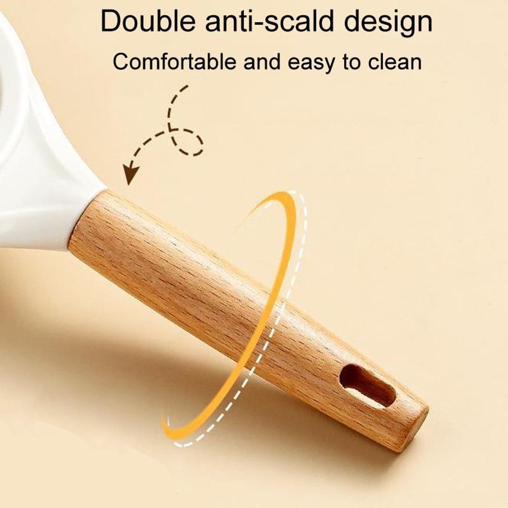 Stainless Steel Flour Sifter Fine Mesh Sieve With Wooden Handle 3