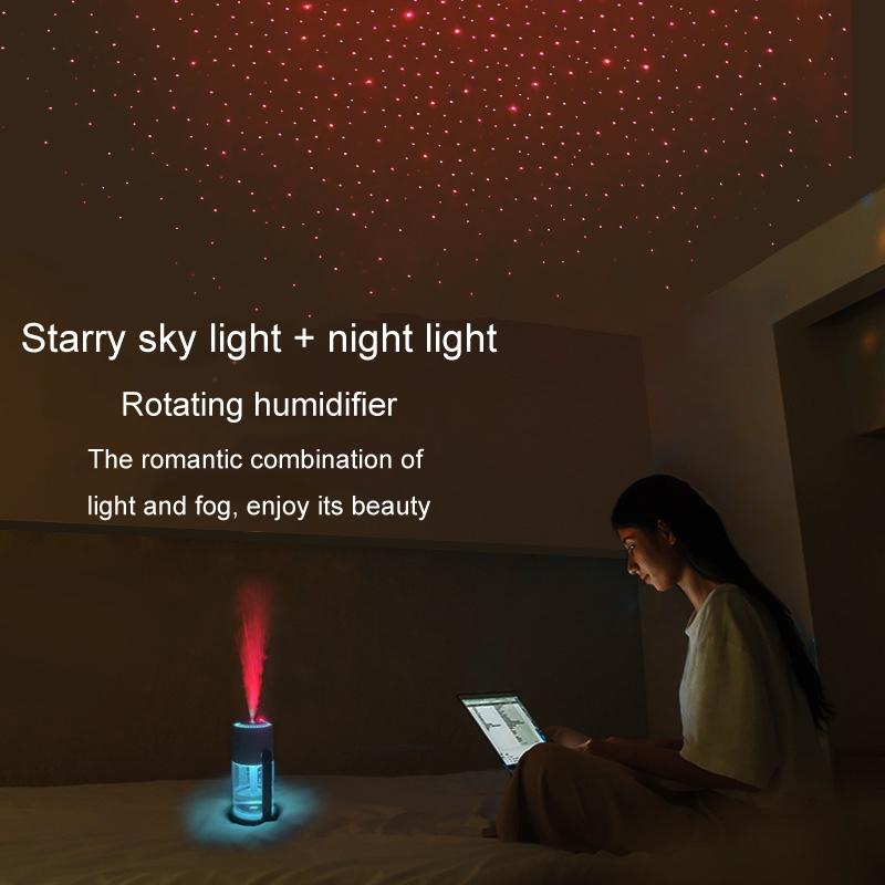 Star Projector Humidifier USB Car Diffuser Night Light Mist Maker 8