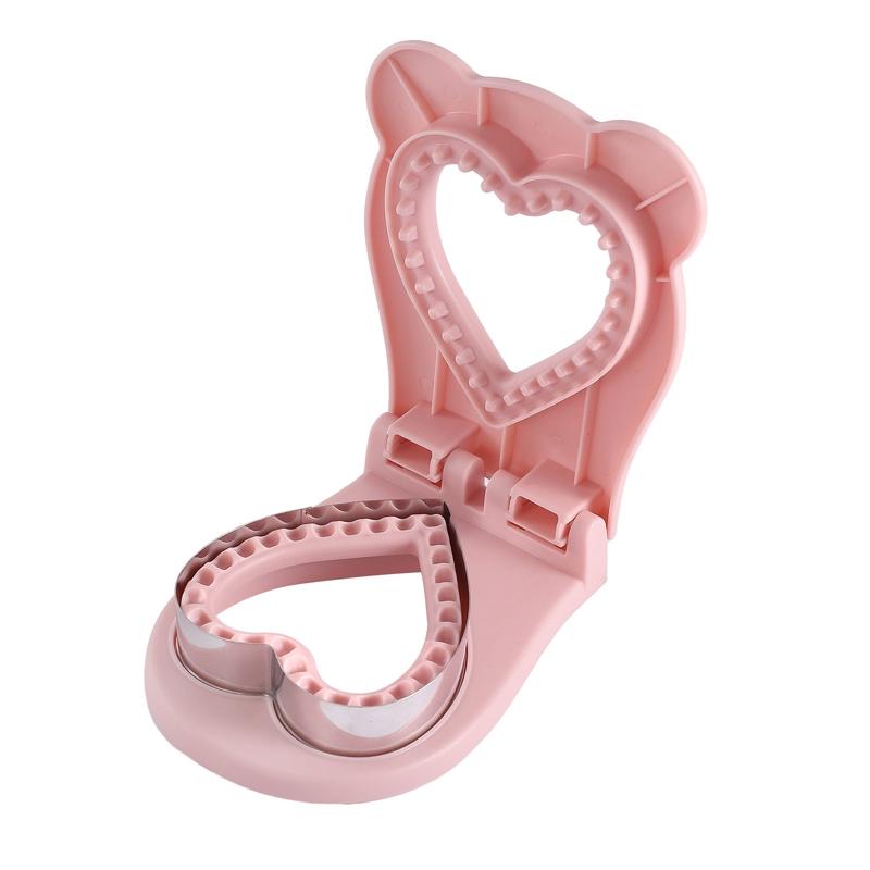 Heart Shape Sandwich Cutter And Sealer Mold For Kids Lunch DIY Baking Tool 8