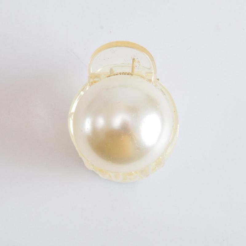 Pearl Mini Hair Claw Clips For Girls Women Elegant Small Hair Accessories Set 2