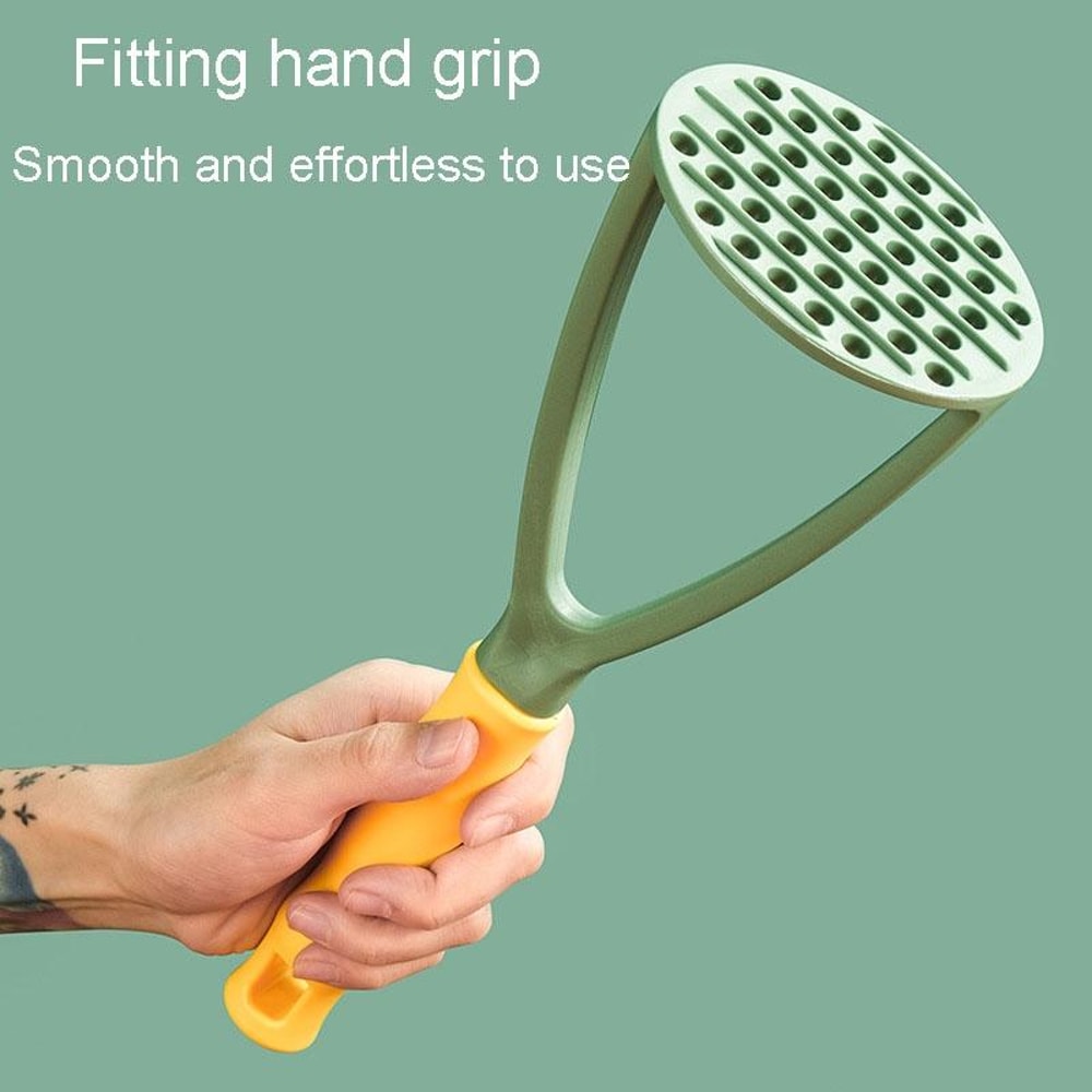 Ergonomic Potato Masher Baby Food Press Stainless Mesh Kitchen Masher Tool 2