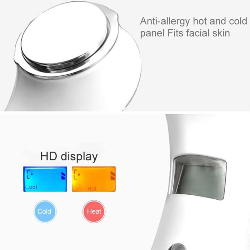 MultiFunction Facial Ion Importer Deep Cleansing Skincare Device USB Rechargeable Beauty Tool 8