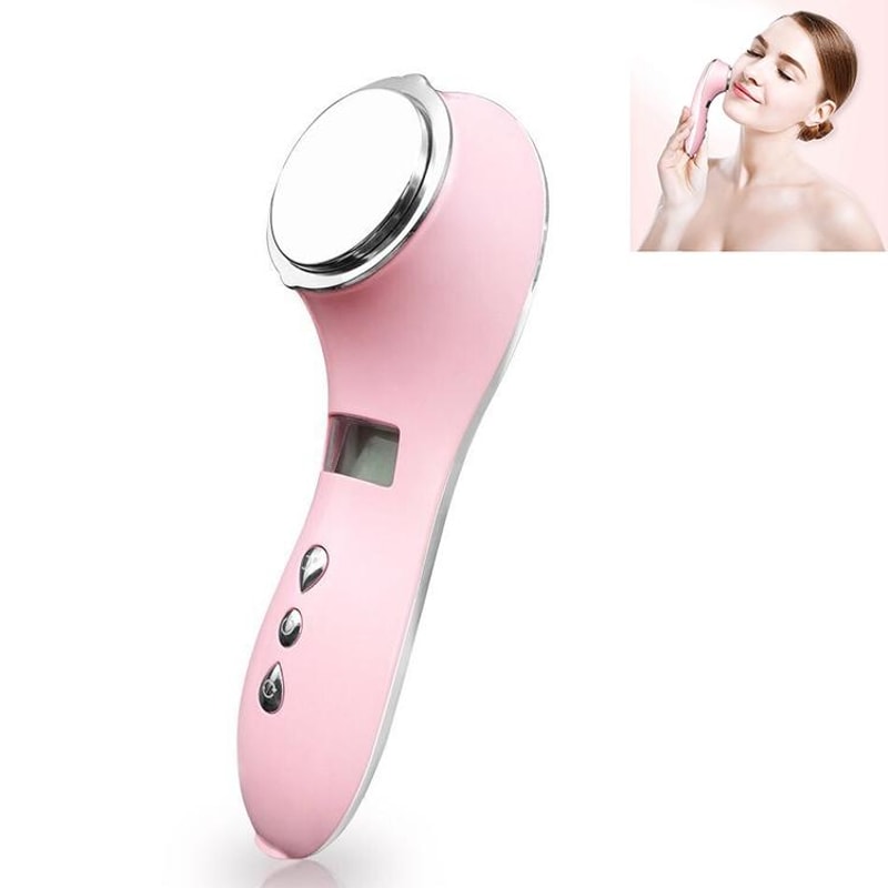 MultiFunction Facial Ion Importer Deep Cleansing Skincare Device USB Rechargeable Beauty Tool 12