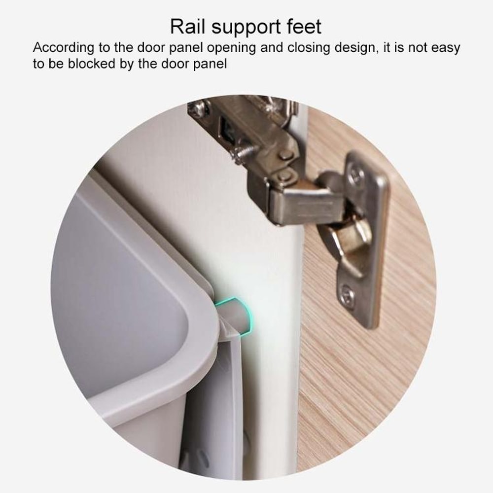 Wall Mounted Spice Rack PullOut Drawer NoDrill Kitchen Cabinet Organizer 2