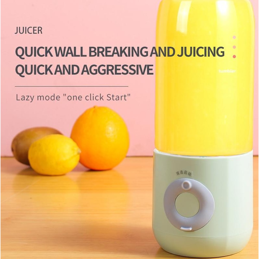 Portable USB Rechargeable Blender Bottle Personal Smoothie Maker Juicer 3