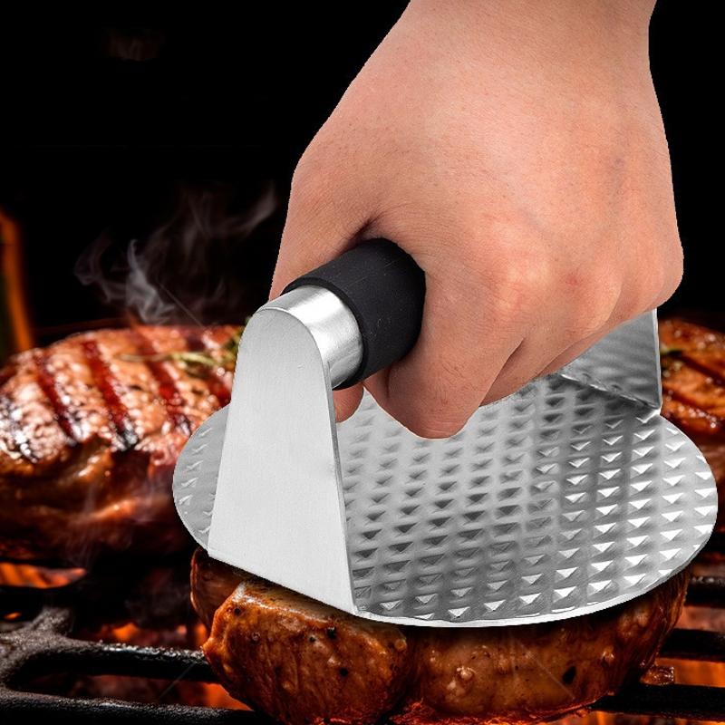 Stainless Steel Burger Press Hamburger Patty Maker For Uniform Homemade Patties 5