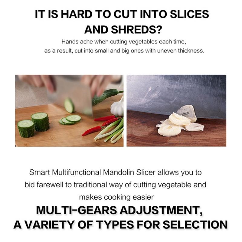 Stainless Steel Manual Vegetable Cutter Grater For Quick Kitchen Prep 2