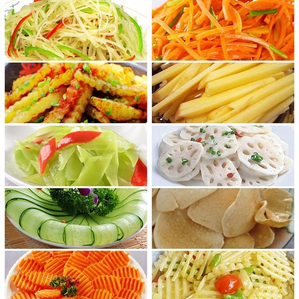 Stainless Steel Manual Vegetable Cutter Grater For Quick Kitchen Prep 4