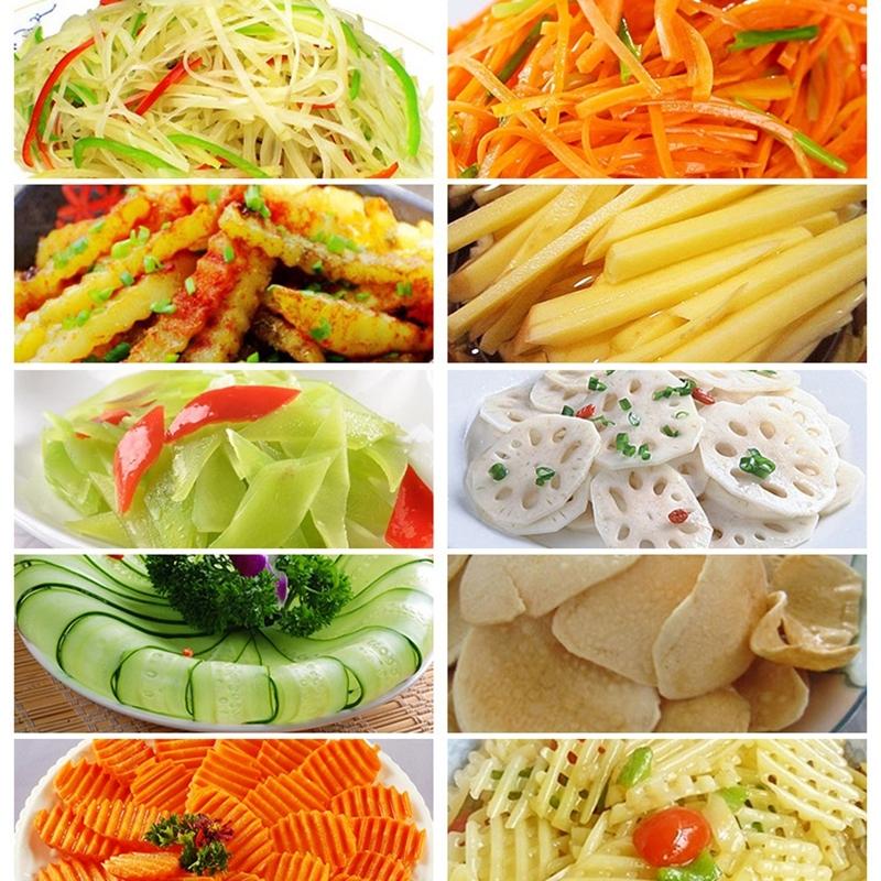 Stainless Steel Manual Vegetable Cutter Grater For Quick Kitchen Prep 4