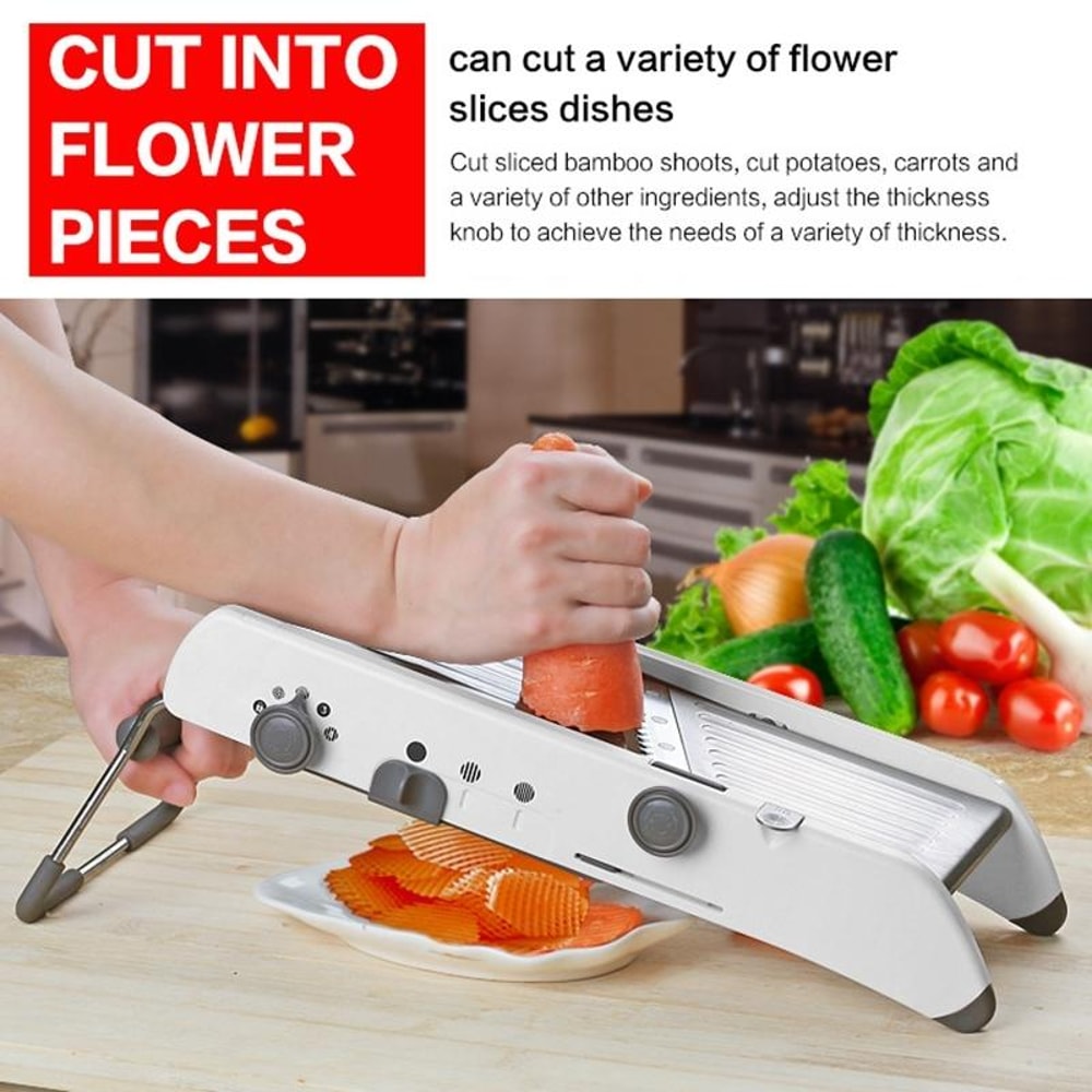 Stainless Steel Manual Vegetable Cutter Grater For Quick Kitchen Prep 7