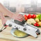 Stainless Steel Manual Vegetable Cutter & Grater for Quick Kitchen Prep