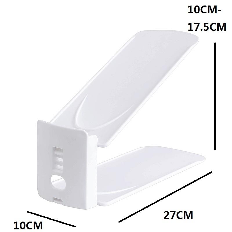 Adjustable Double Layer Shoe Rack Organizer Dustproof Space Saving Shoe Storage 4