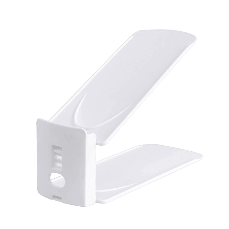 Adjustable Double Layer Shoe Rack Organizer Dustproof Space Saving Shoe Storage 6