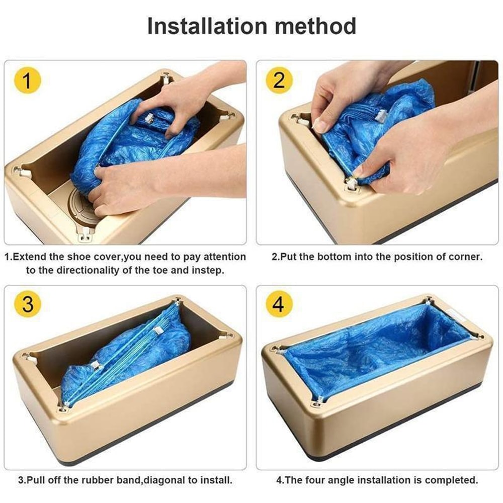 Automatic Shoe Cover Dispenser Machine For Home Clinic Hygiene 1