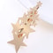 Celestial Star Hair Clip Elegant Gold Silver Star Hair Barrettes For Women 1