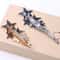 Celestial Star Hair Clip Elegant Gold Silver Star Hair Barrettes For Women 2