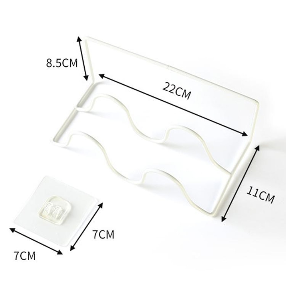 Wall Mounted Double Layer Shoe Rack Space Saving Shoe Storage Rack Organizer 2