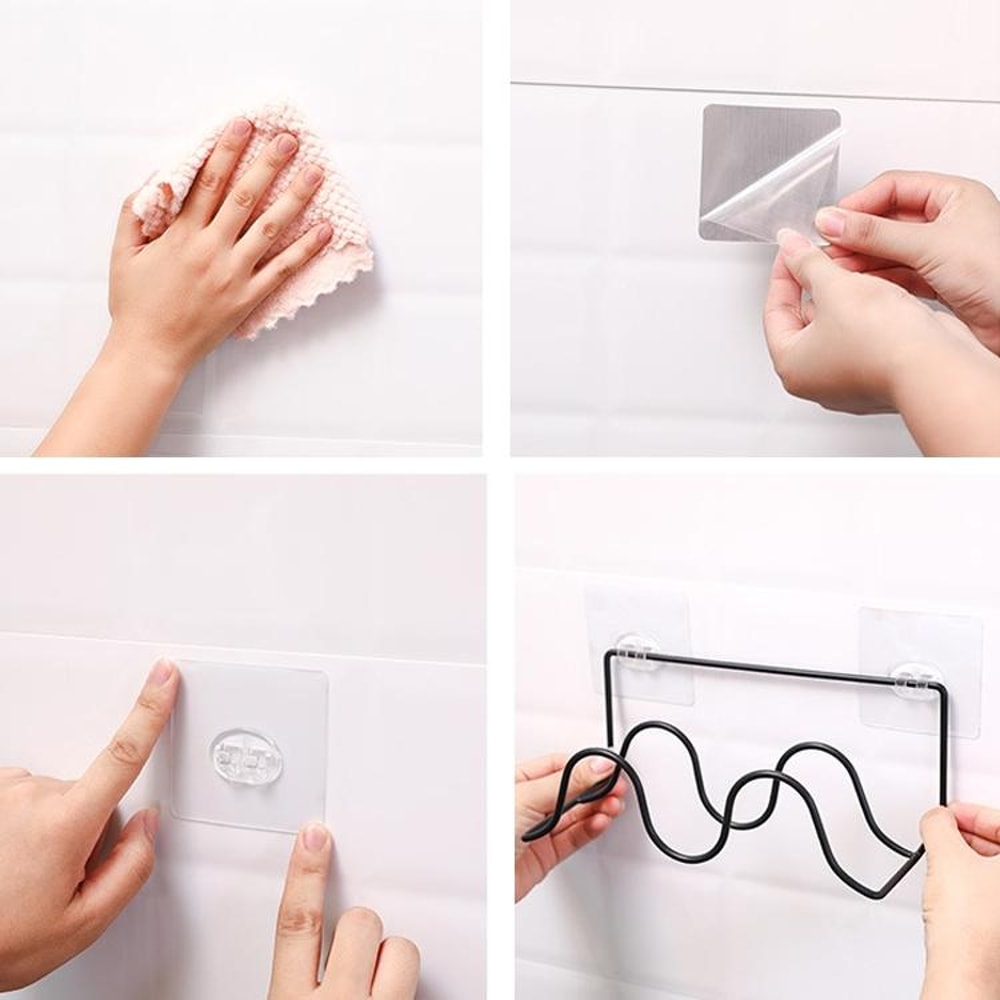 Wall Mounted Double Layer Shoe Rack Space Saving Shoe Storage Rack Organizer 3