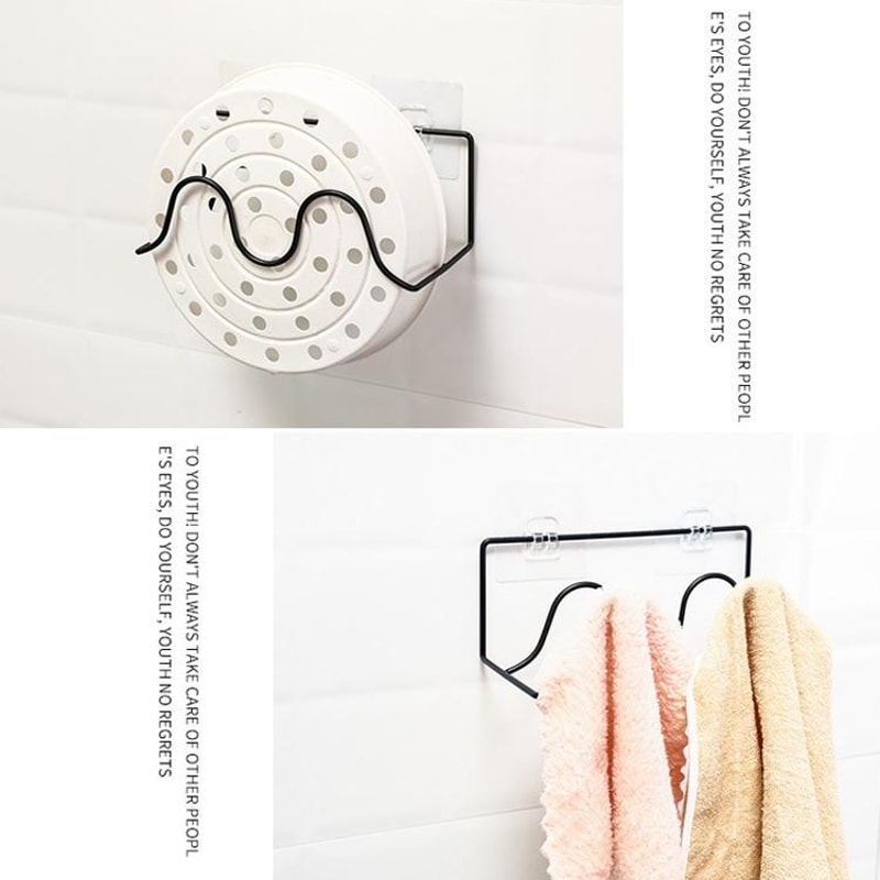 Wall Mounted Double Layer Shoe Rack Space Saving Shoe Storage Rack Organizer 4