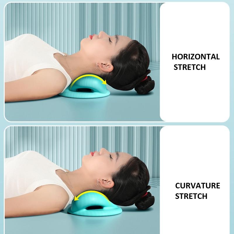 ErgoRelief Cervical Spine Neck Stretcher Pillow For Pain Relief Posture Support 4
