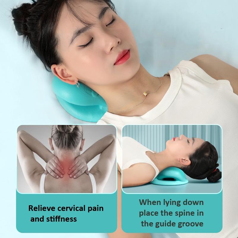 ErgoRelief Cervical Spine Neck Stretcher Pillow For Pain Relief Posture Support 6