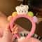Cute Cartoon Bear Headband Soft Plush Hairband For Girls Elastic Hair Accessory 7