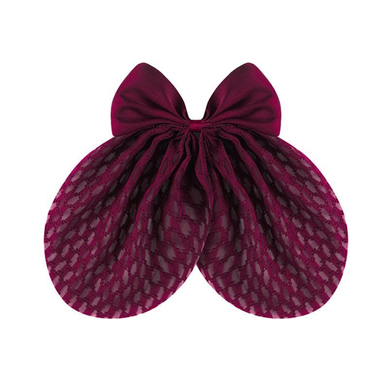 Sweet Ribbon Bow Hair Clip Duckbill Cute Hair Accessory For Girls 2