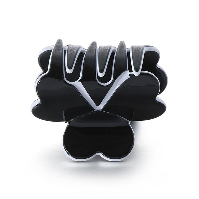 Elegant Mini Hair Claw Clip For Women Colorful Acrylic Bun Hair Accessory 8