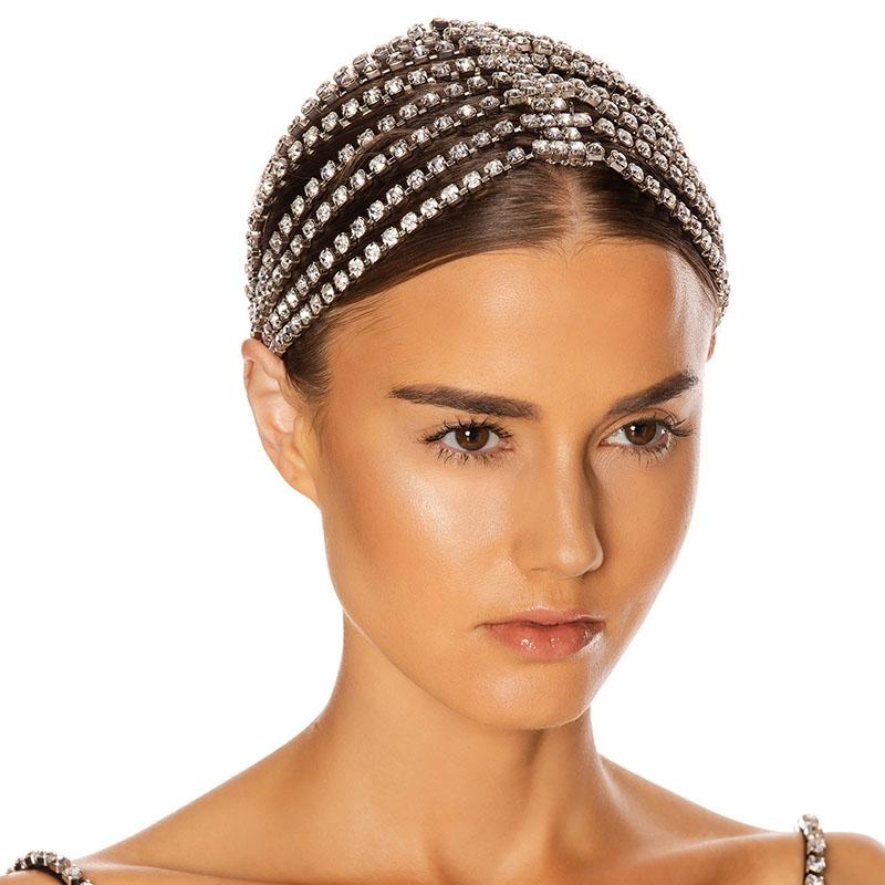 Crystal Rhinestone Tassel Headband For Weddings And Parties 5
