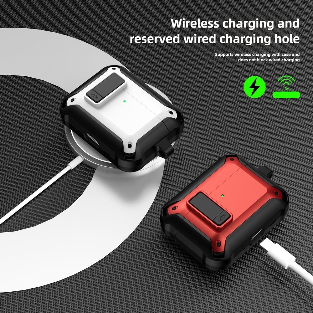 AirPods Pro Case With Lock Protective Cover For Everyday Drop And Scratch Defense 4