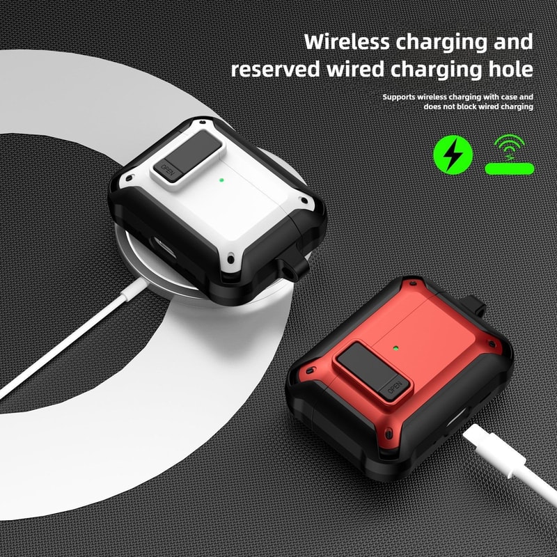 AirPods Pro Case With Lock Protective Cover For Everyday Drop And Scratch Defense 4