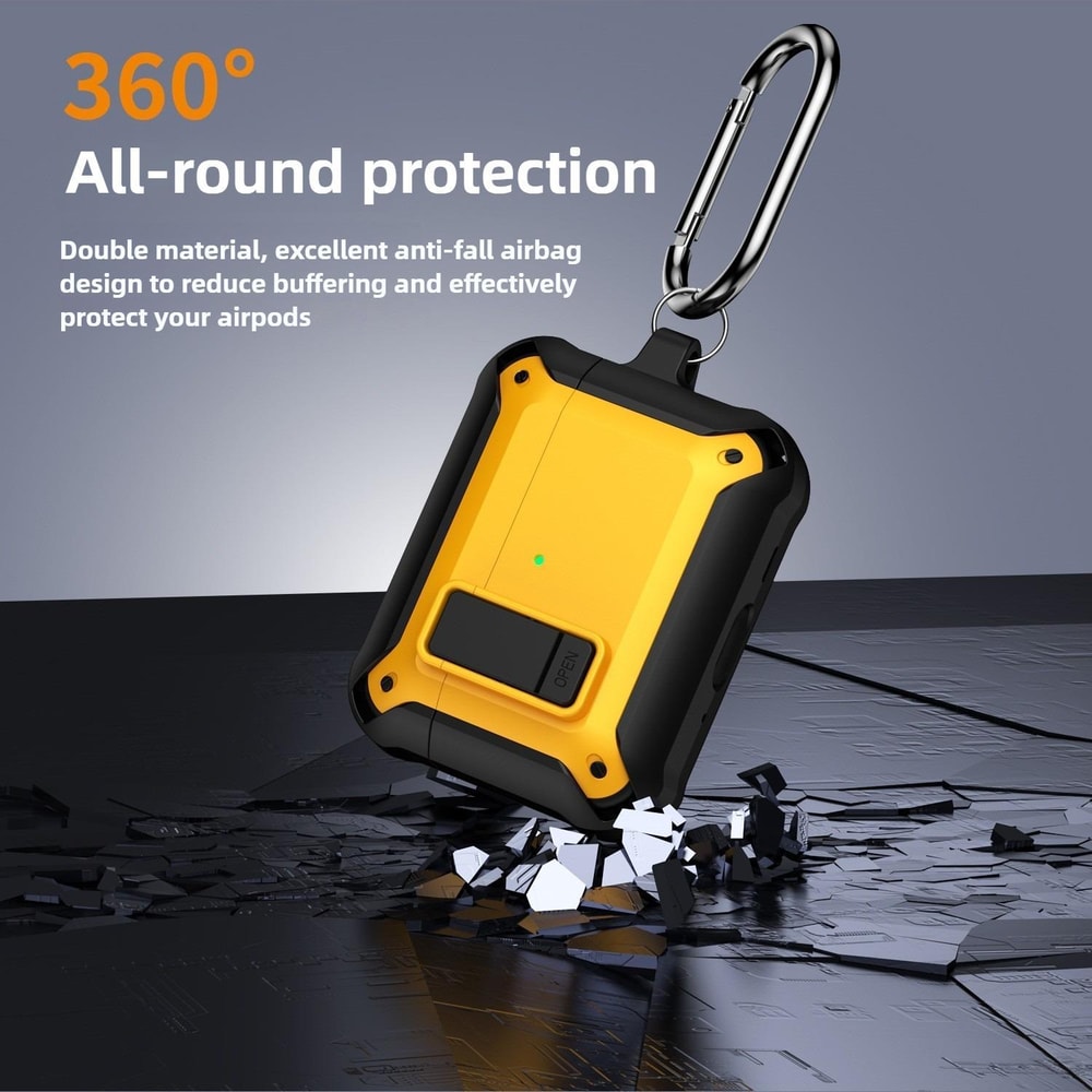 AirPods Pro Case With Lock Protective Cover For Everyday Drop And Scratch Defense 5