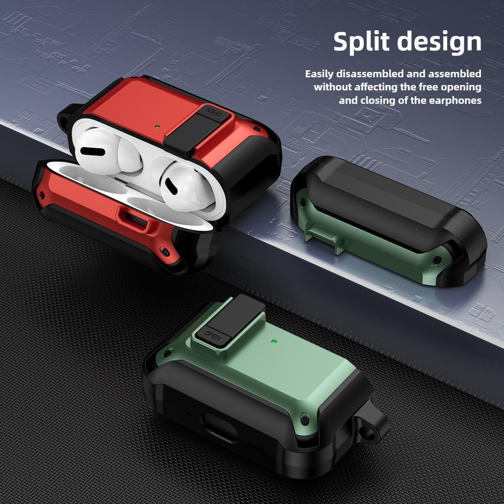 AirPods Pro Case With Lock Protective Cover For Everyday Drop And Scratch Defense 6