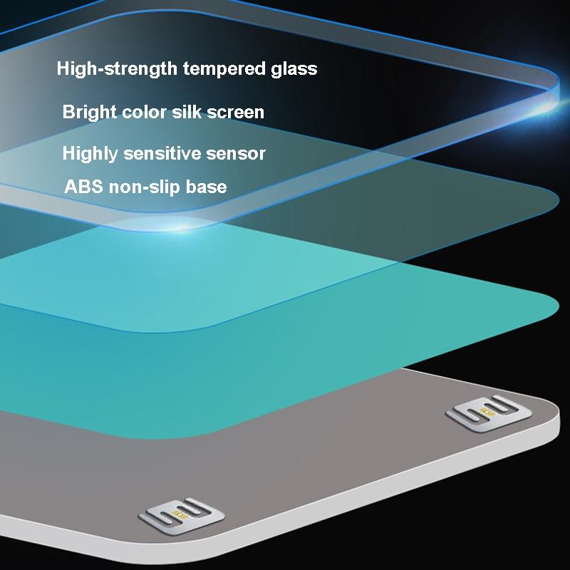 Smart Digital Body Weight Scale With LCD Display Precision Sensors 2