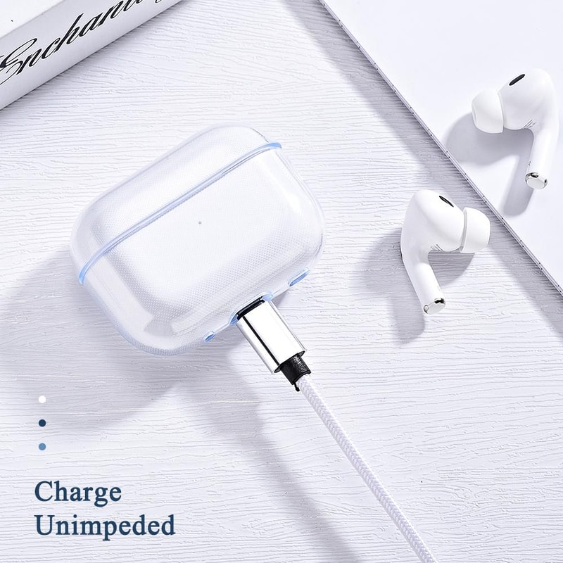Crystal Clear TPU AirPods Pro Case Cover