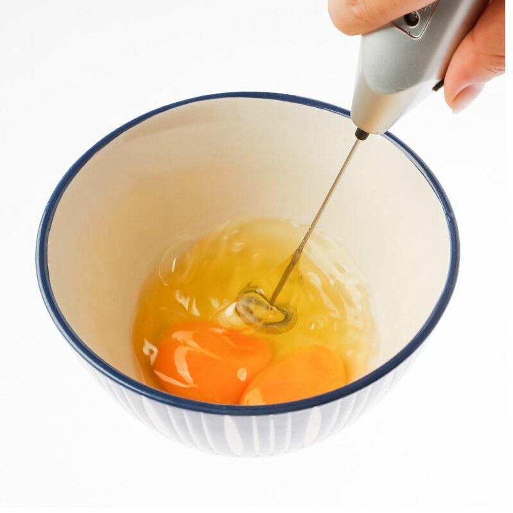 Mini Electric Handheld Milk Frother Egg Beater For Coffee Cream Mixing 4
