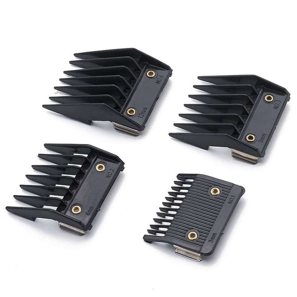 Hair Clipper Guide Combs Set Adjustable Barber Limit Comb Kit For Precision Cutting 0