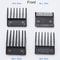 Hair Clipper Guide Combs Set Adjustable Barber Limit Comb Kit For Precision Cutting 2