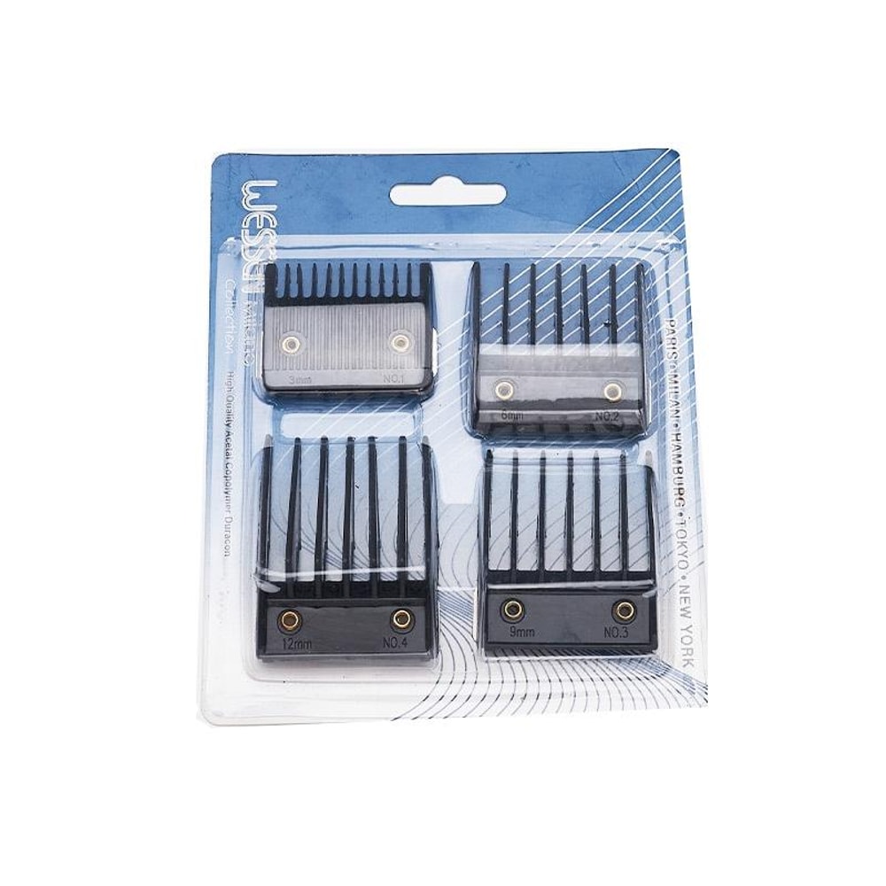 Hair Clipper Guide Combs Set Adjustable Barber Limit Comb Kit For Precision Cutting 5