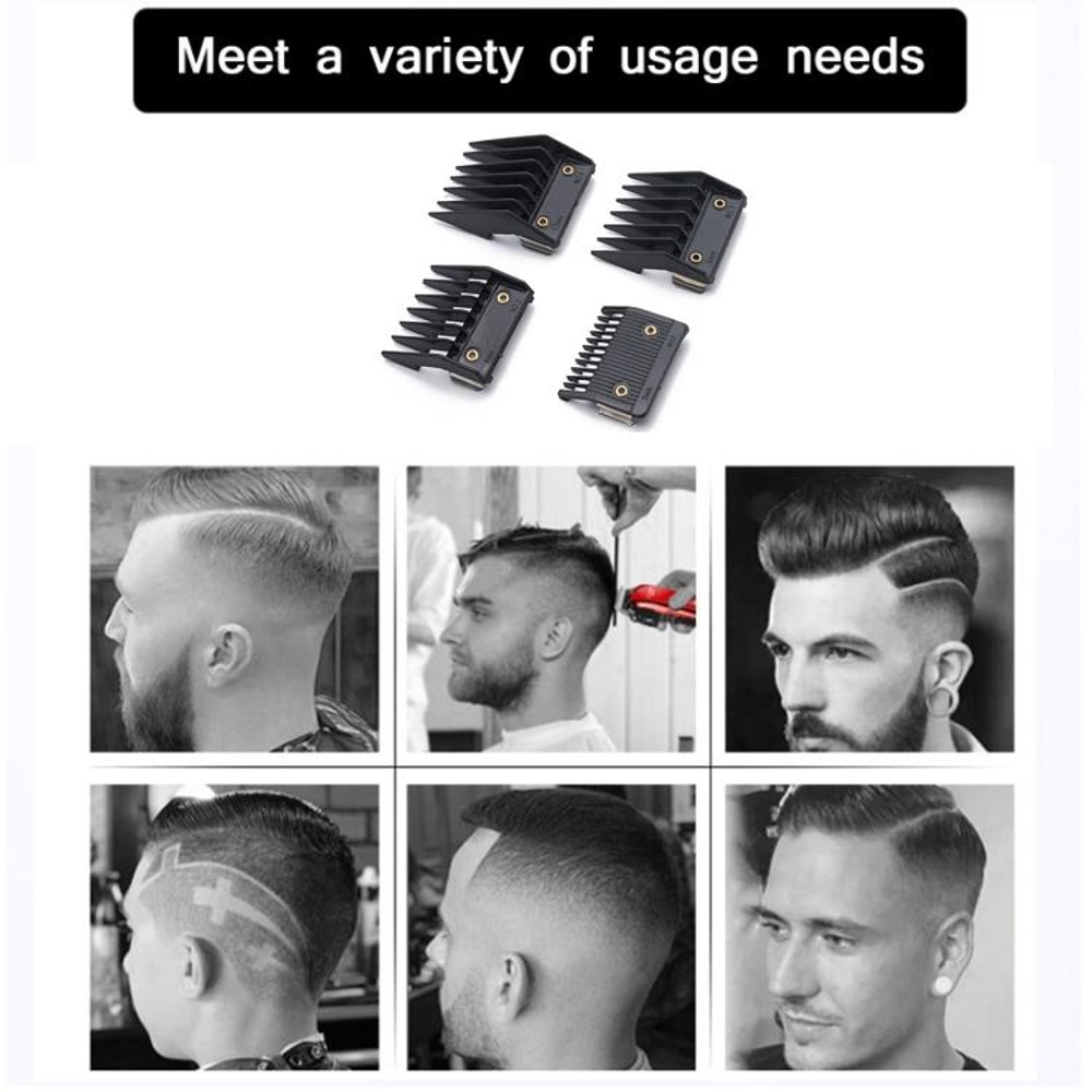 Hair Clipper Guide Combs Set Adjustable Barber Limit Comb Kit For Precision Cutting 4