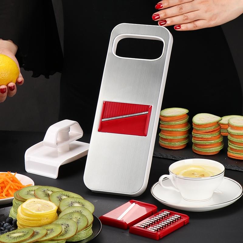 Multifunctional Vegetable Cutter Stainless Steel Food Slicer Potato Grater 9