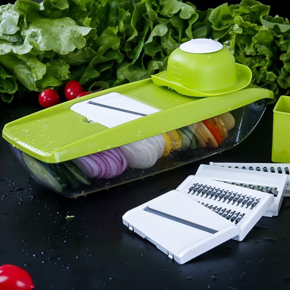 Multifunctional Vegetable Cutter Stainless Steel Food Slicer & Potato Grater